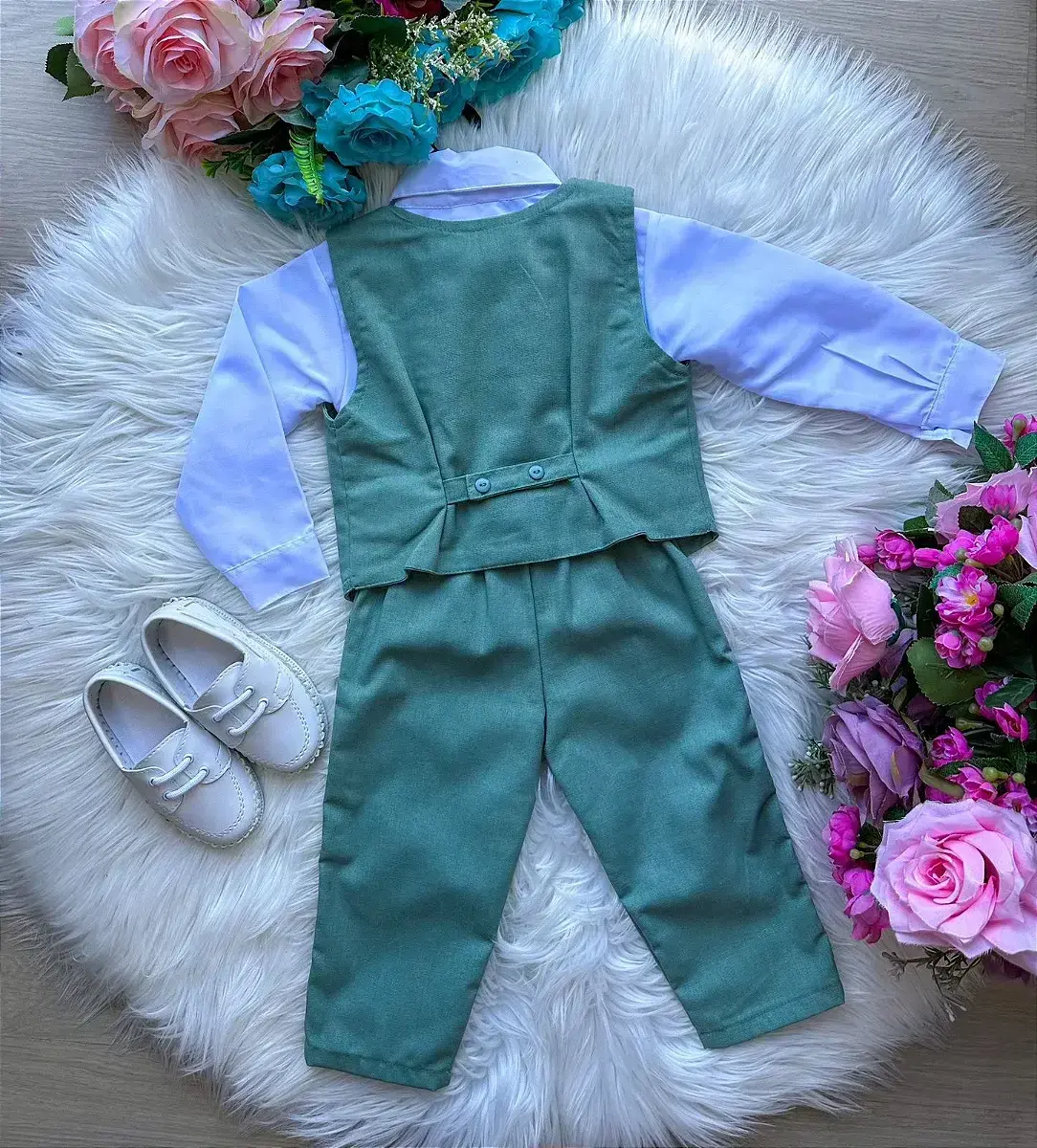 Conjunto social leonardo colete verde, foto 2