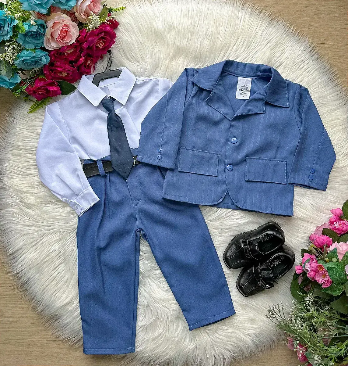 Conjunto social terno gael azul, foto 2