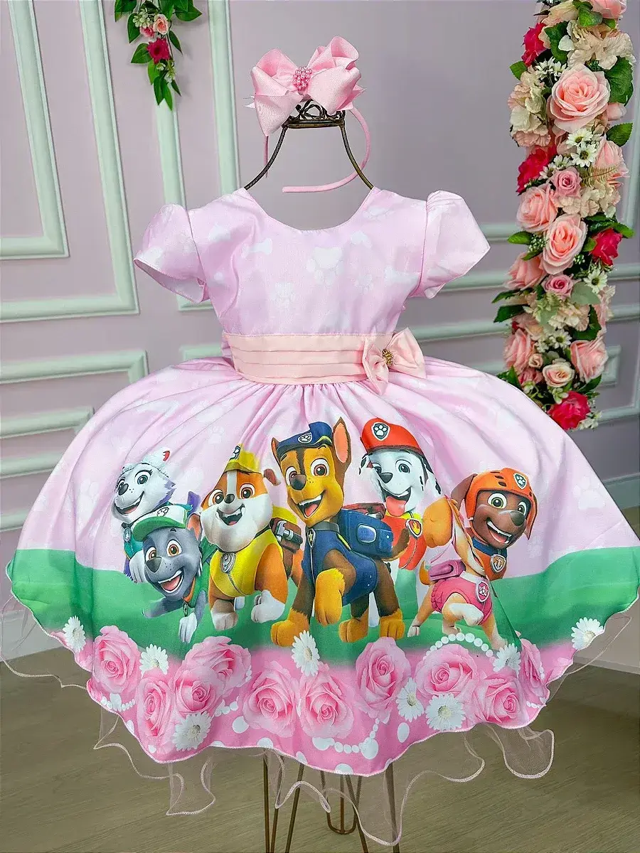 Vestido festa esquadrão canino, foto 5