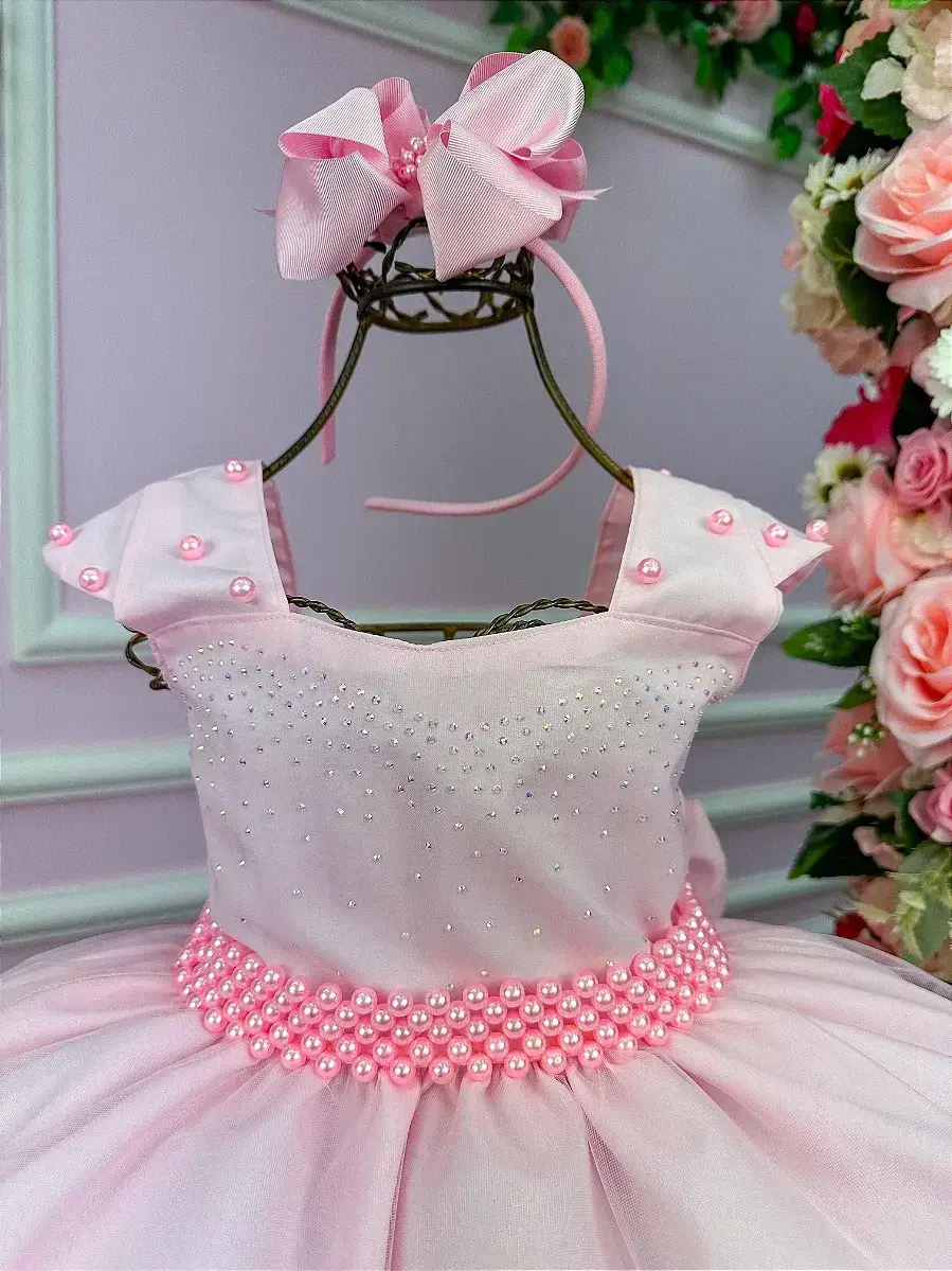 Vestido longo valentina rosa, foto 2