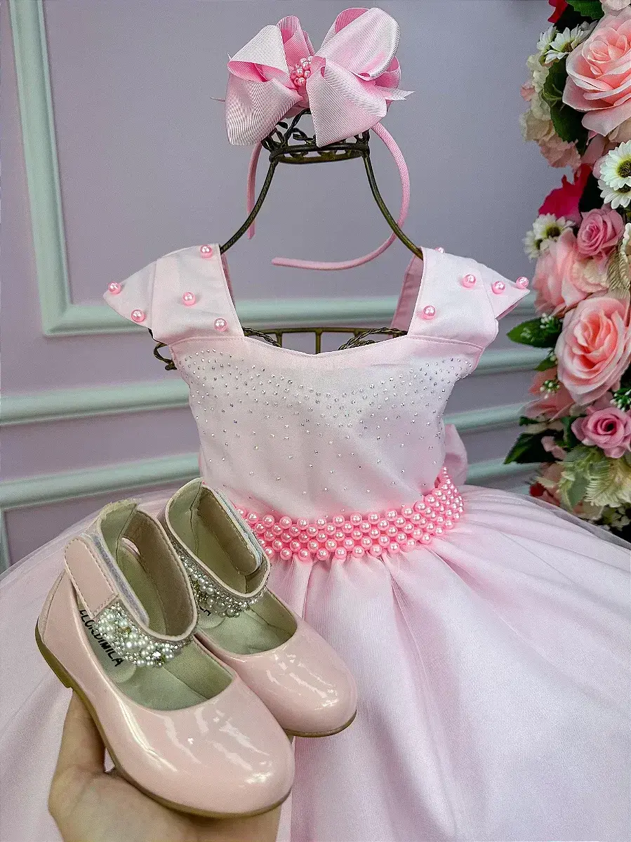 Vestido longo valentina rosa, foto 3