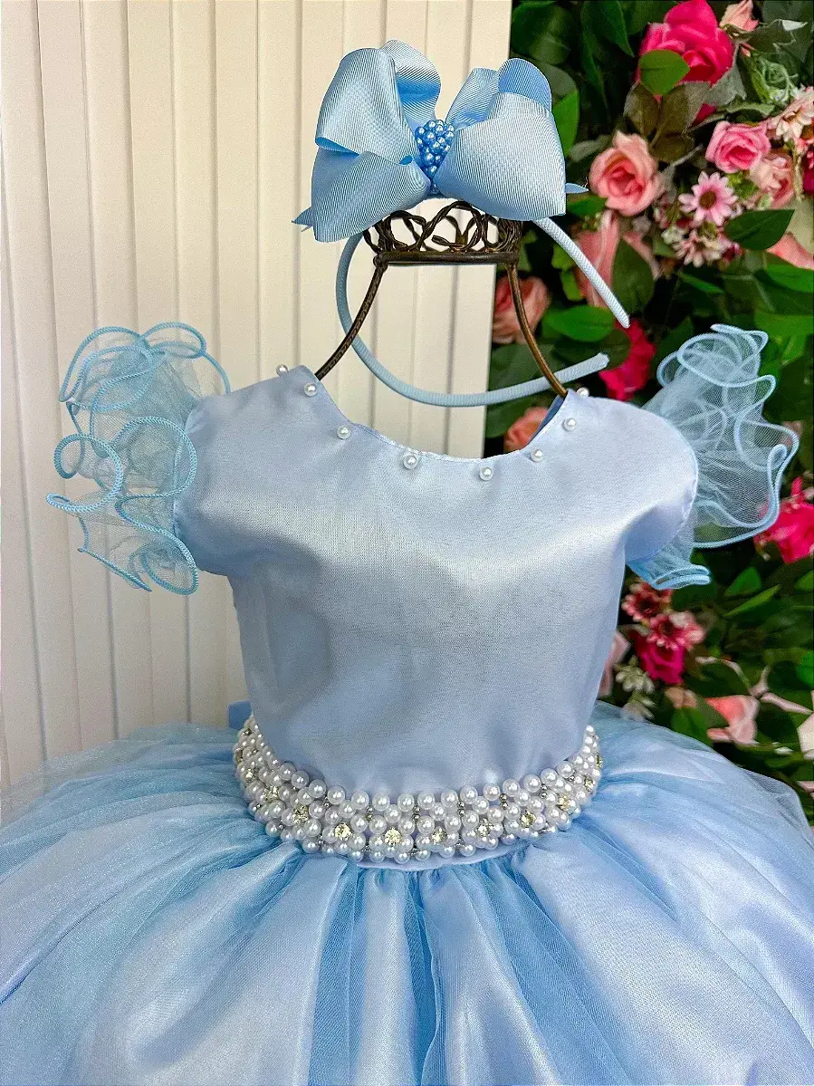 Vestido longo azul, foto 7