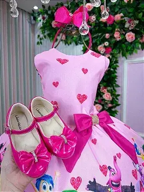 Vestido festa divertidamente rosa, foto 4