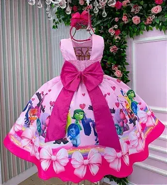 Vestido festa divertidamente rosa, foto 5