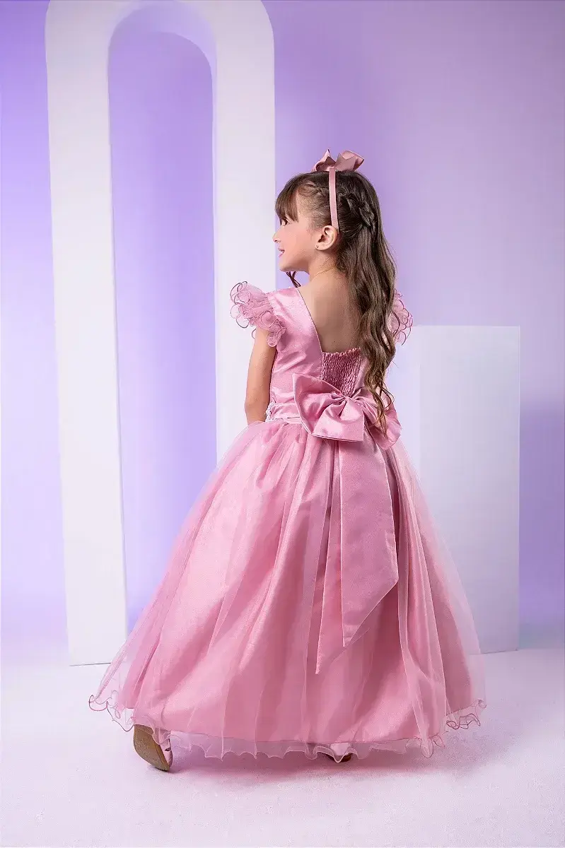 Vestido longo rose, foto 5
