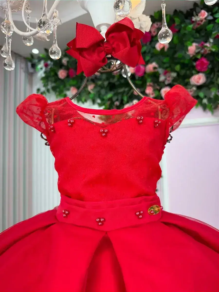Vestido isabela vermelho, foto 6