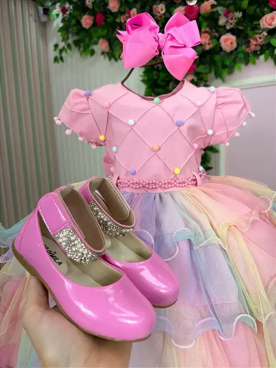 Vestido arco iris aurora candy, foto 8