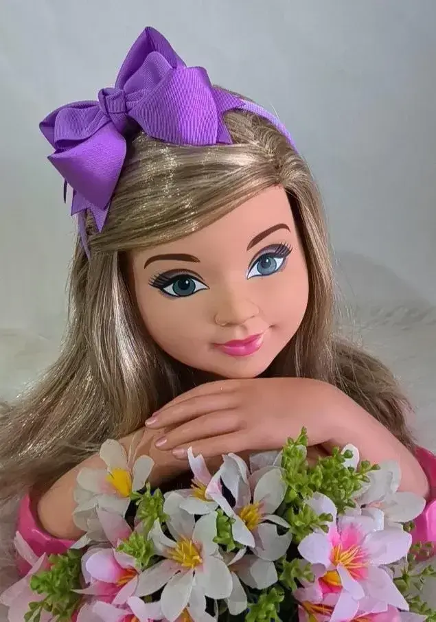 Tiara laço lilas